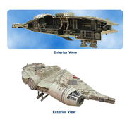 Star Wars Millennium Falcon Resin Diorama Statue Sculpture